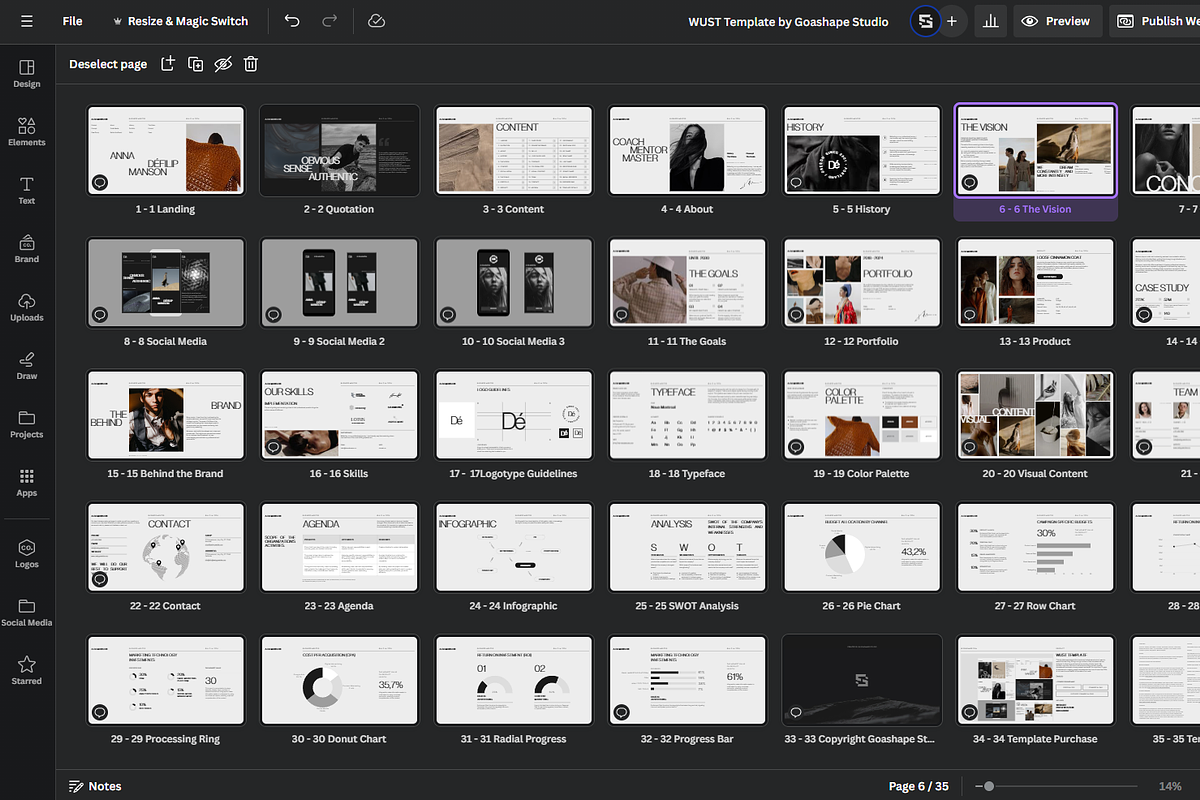 WUST / website, pitch deck, brochure, a Templates & Theme by Goashape Studio (Photo 26 of 26)