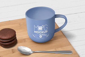 4 Ceramic Mug Mockups, a Cups & Container Mockup by ZippyPixels