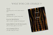 Tiger Stripe Wedding Invitation, an Invitation Template by InvitingStorys (Thumbnail 10 of 11)