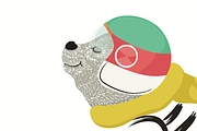 Cute bear-Cartoon bear-Bear vector, an Animal Illustration by StudioLondon (Thumbnail 2 of 3)