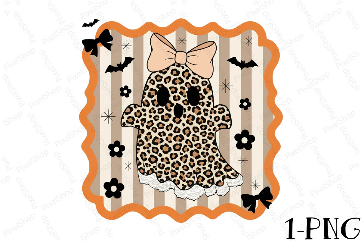 Coquette Halloween Ghost Png, an Illustration by DreamPrint404 (Photo 1 of 7)