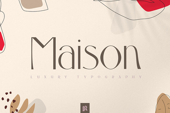 Maison Font Illustrations