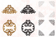 Vector Baroque Ornament elements, a Decorative Illustration by Samira (Thumbnail 4 of 11)