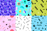 Geometric 80's style patterns, Vol.2, a Pattern Graphic by NES.project (Thumbnail 10 of 12)