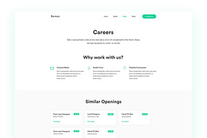 Career Page UI KIT