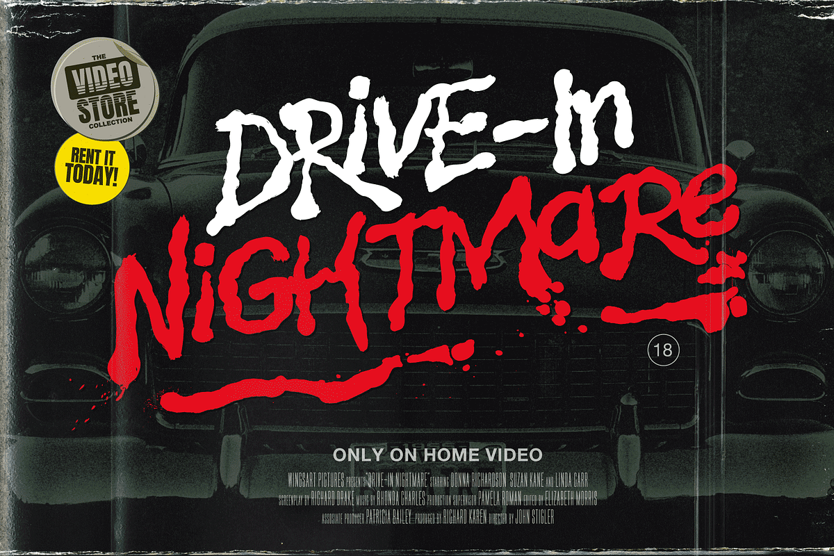 Nightmare Street - Halloween Font, a Font by Wingsart Studio (Photo 10 of 16)