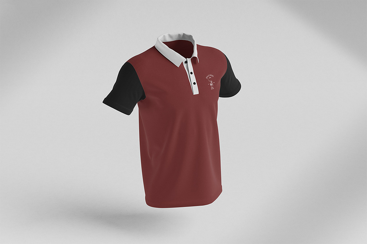 Polo Shirt Mockup, a Shirt Mockup by xavier_studio (Photo 2 of 5)