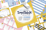 School weekly planners collection, a Stationery Template by Lana Sham (Thumbnail 1 of 14)