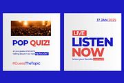 Podcast Social Media Post Template, an UI Kit Template by ContestDesign (Thumbnail 3 of 6)