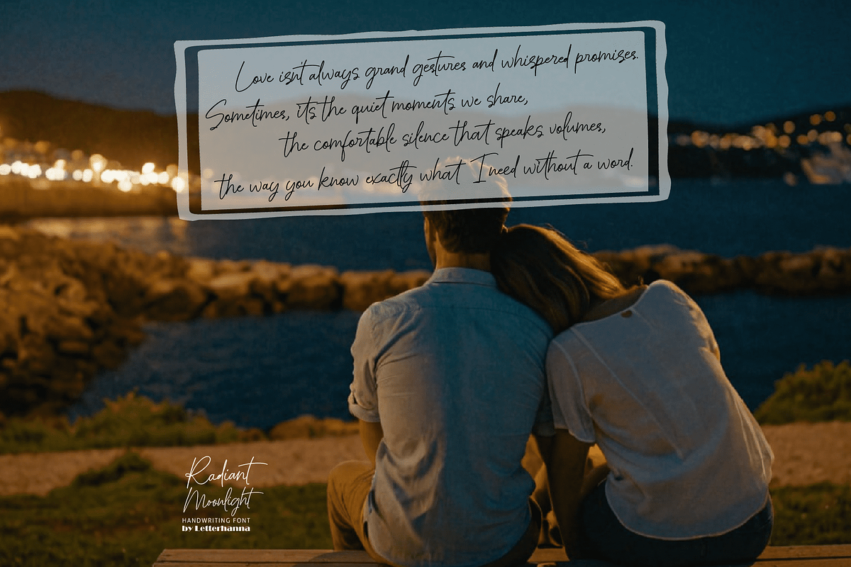 Radiant Moonlight Font, a Handwritten Font by Letterhanna Studio (Photo 15 of 15)