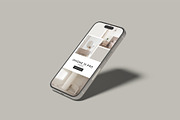 iPhone 15 Pro Mockup, an iPhone Mockup by Bangdastudio (Thumbnail 3 of 7)
