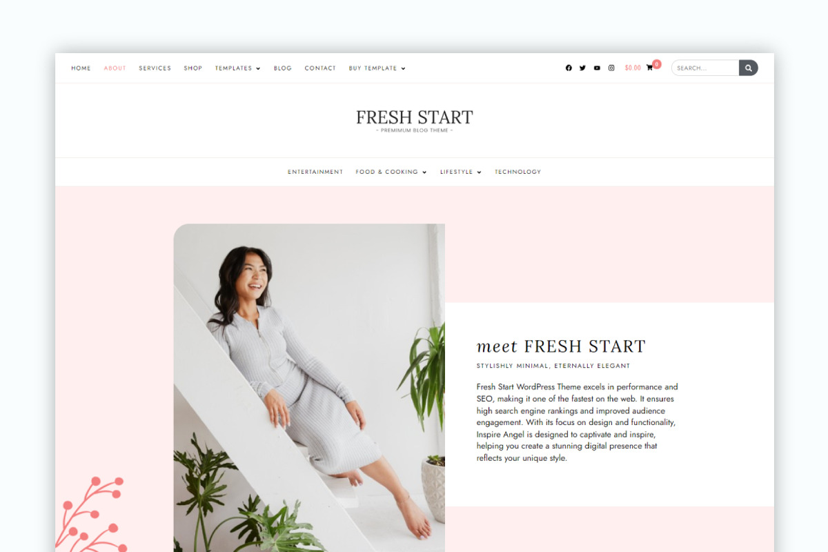 FreshStart - Blog WordPress Theme preview 3