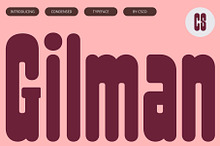 CS Gilman – Bold Font