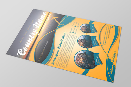 Tourism A4 Flyer Template