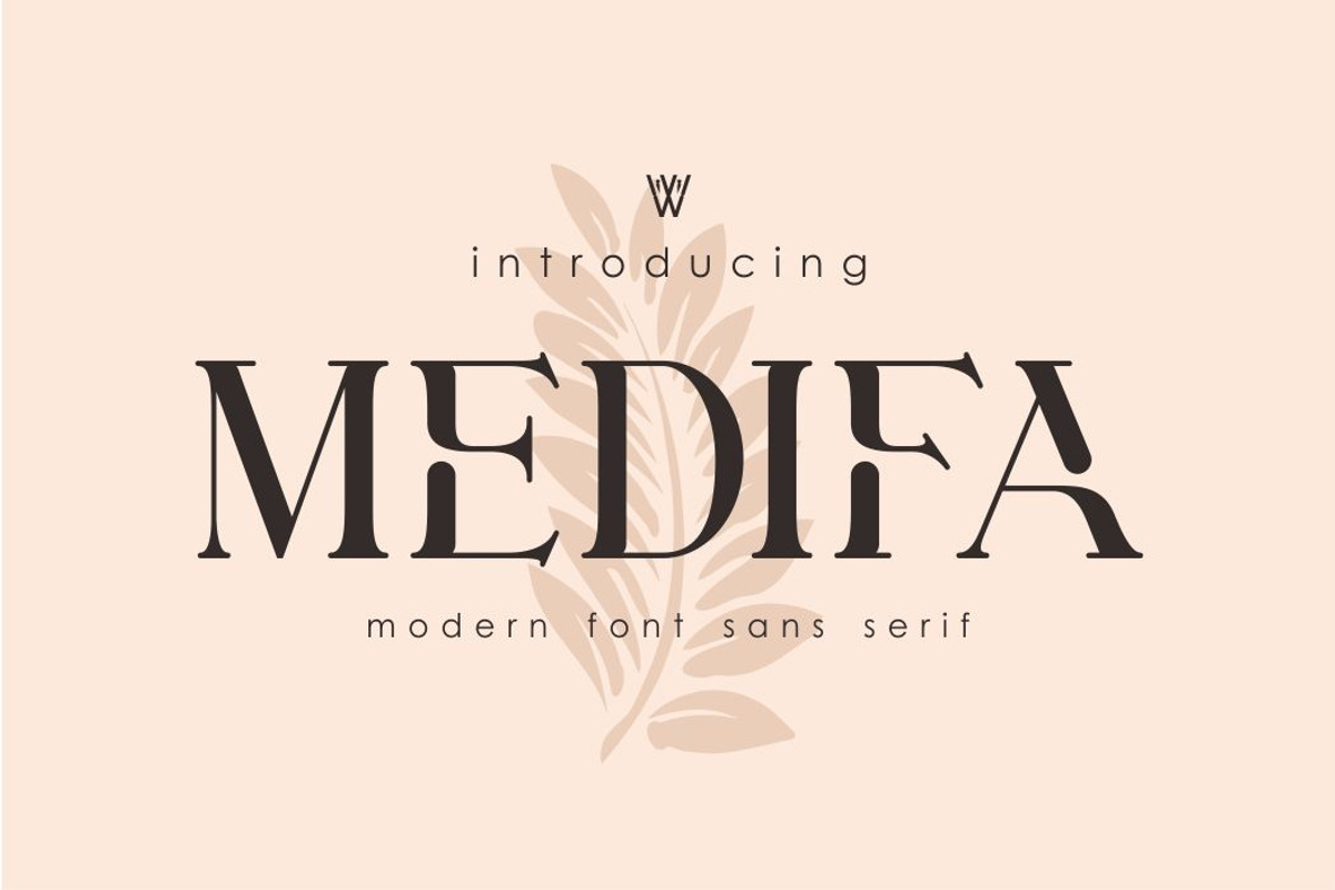 Medifa Font | Beautifull Serif Font, a Serif Font by WhymoreArt (Photo 1 of 10)