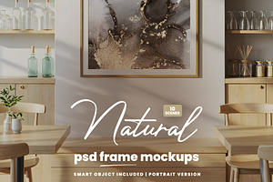 10 Poster Frames Mockups Scenes