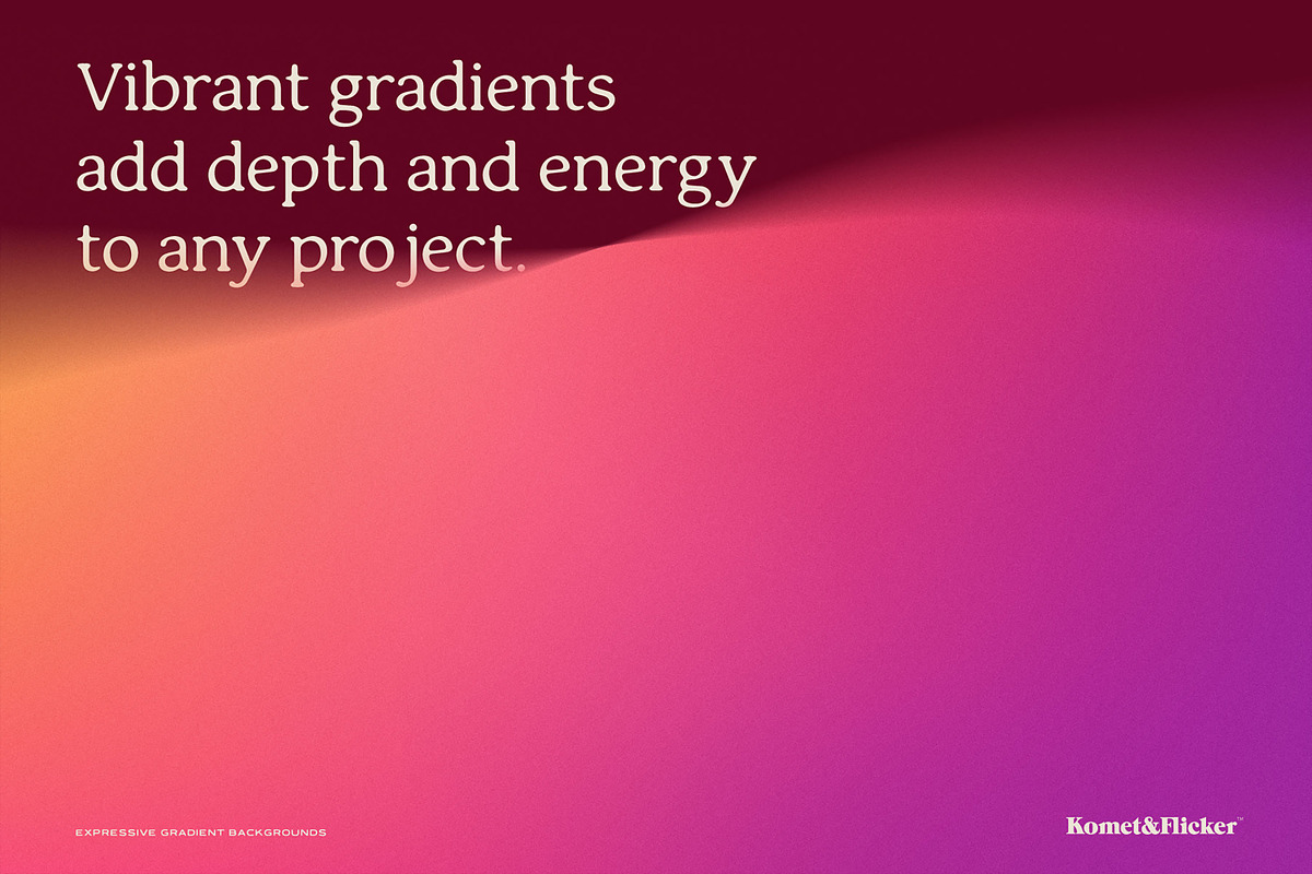 Expressive Gradients, a Texture Graphic by Komet & Flicker (Photo 11 of 15)