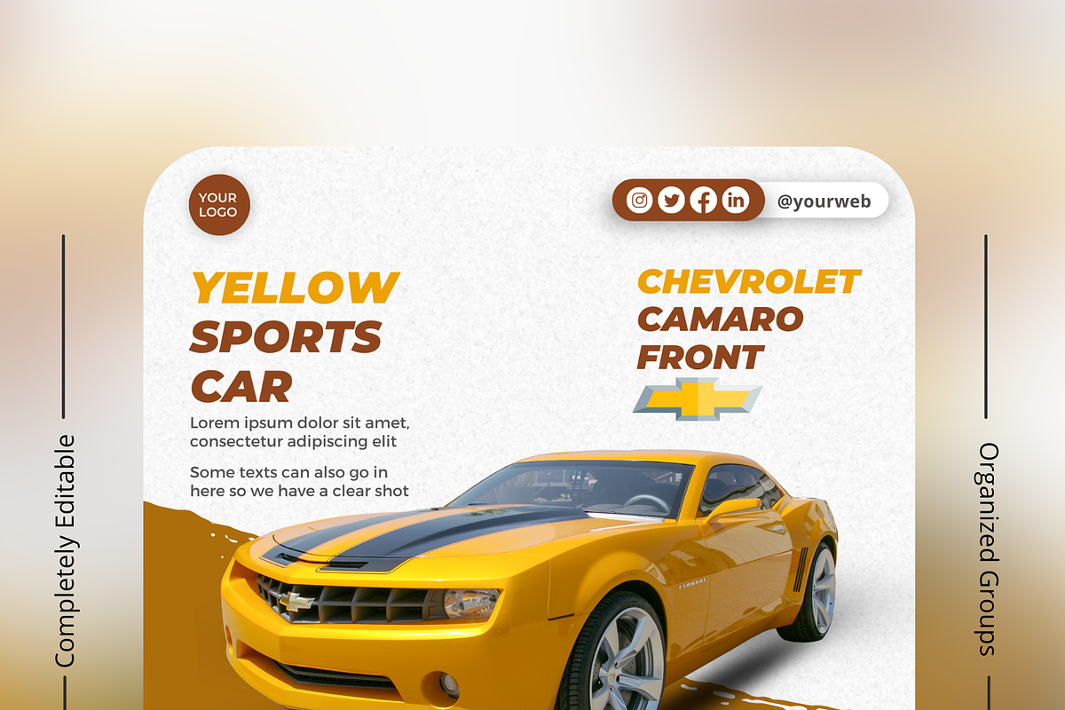 Automotive & Tech Design Templates I, a Social Media Template by Exceptionalways (Photo 9 of 36)
