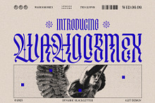 Wahoobomex Dynamic Blackletter