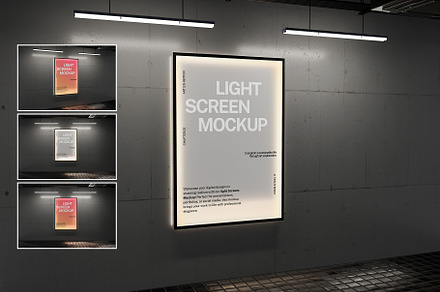 Light Screens Mockup