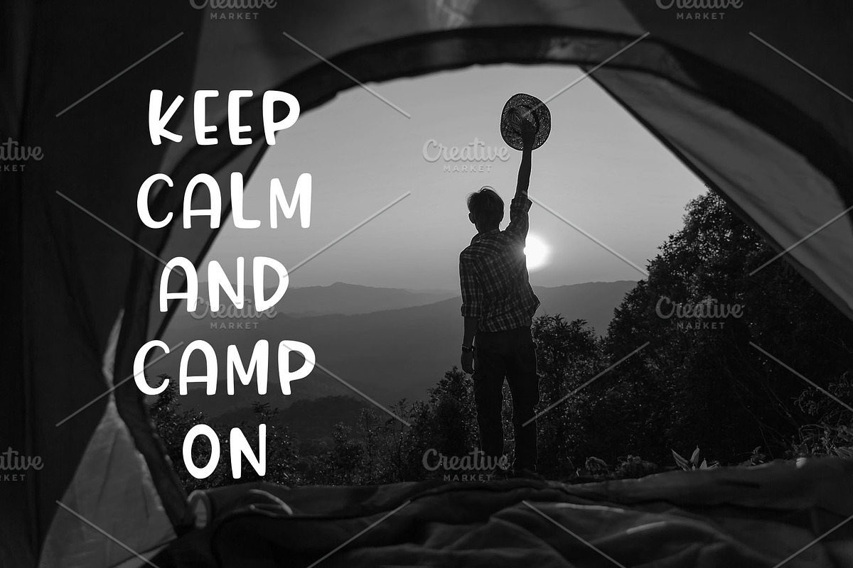 Adventure Font and Camping Pack, a Script Font by Nadezda (Photo 7 of 11)