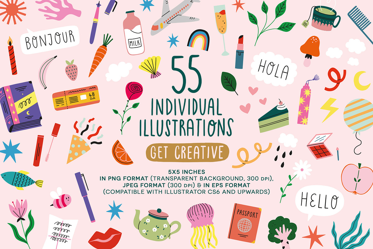 Bold & Colourful Patterns - Vector, a Pattern Graphic by Carole Chevalier (Photo 7 of 7)
