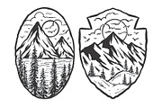 Outdoor Graphic / badge, an Object Illustration by Wak Jay Creative Studio (Thumbnail 6 of 14)