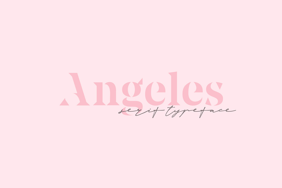 Angeles | A Serif Font Family