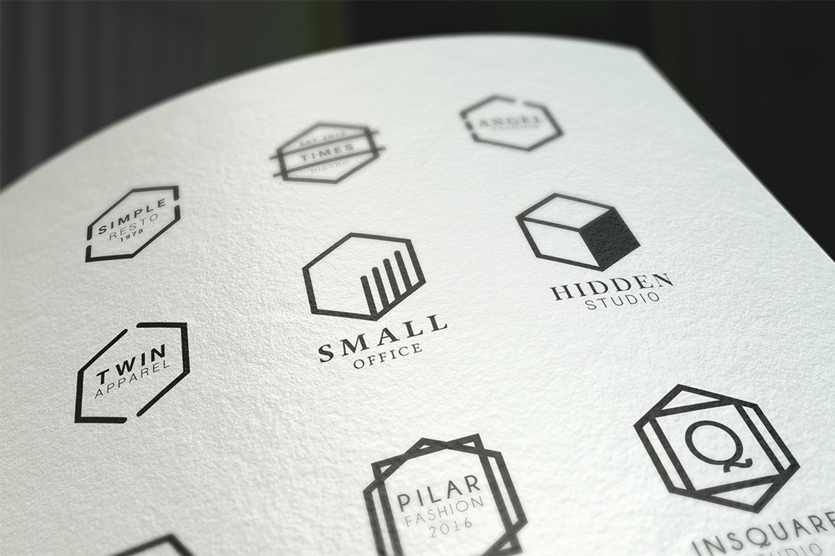150+ Minimal Hexagon Logo Templates, a Branding & Logo Template by Sahade Studio (Photo 8 of 25)