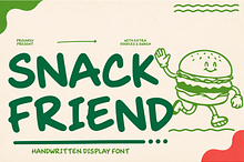 Snack Friend Playful font