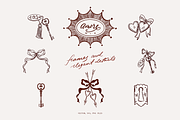 Vintage Frames. Whimsical wedding, a Decorative Illustration by Summer Nightingale Art (Thumbnail 5 of 13)