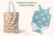 Spring Floral Digital Papers, a Pattern Graphic by Decor Lines (Thumbnail 3 of 6)