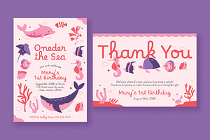 Mermaid Kids Birthday Invitation, an Invitation Template by Vynetta