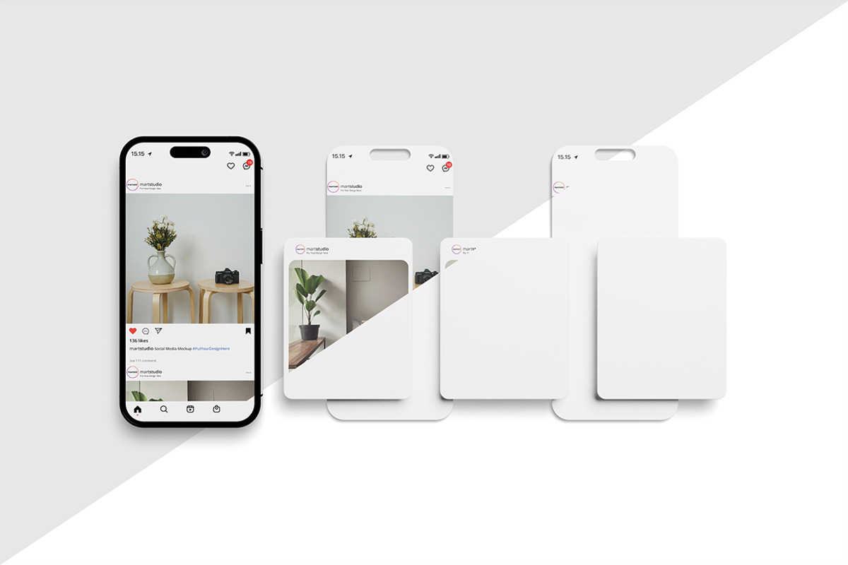 Social Media Mockup, an Advertising Mockup by MA-KING_ART (Photo 3 of 3)