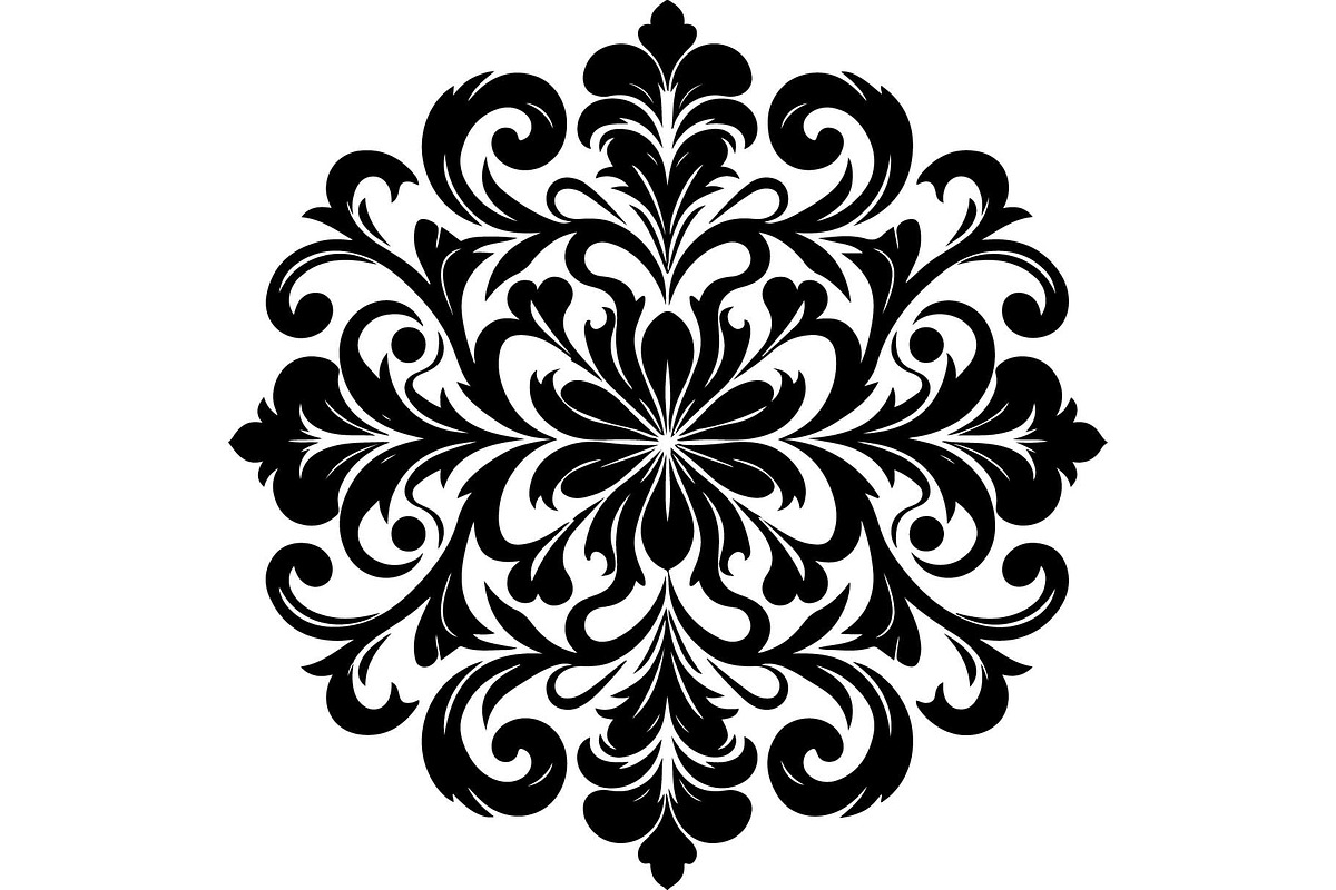Elegant Black Floral Set, an Object Graphic by jahid234 (Photo 3 of 13)