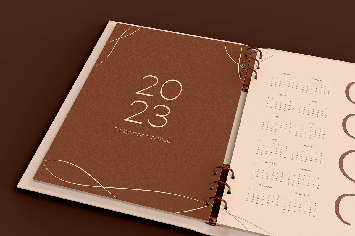 Calendar Mockup, a Product Mockup by Mego-studio