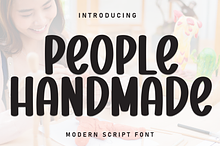People Handmade | Script Font