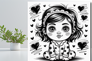 Girl With a Playful Expression Color, an Education Illustration by Design Zone (Thumbnail 6 of 8)