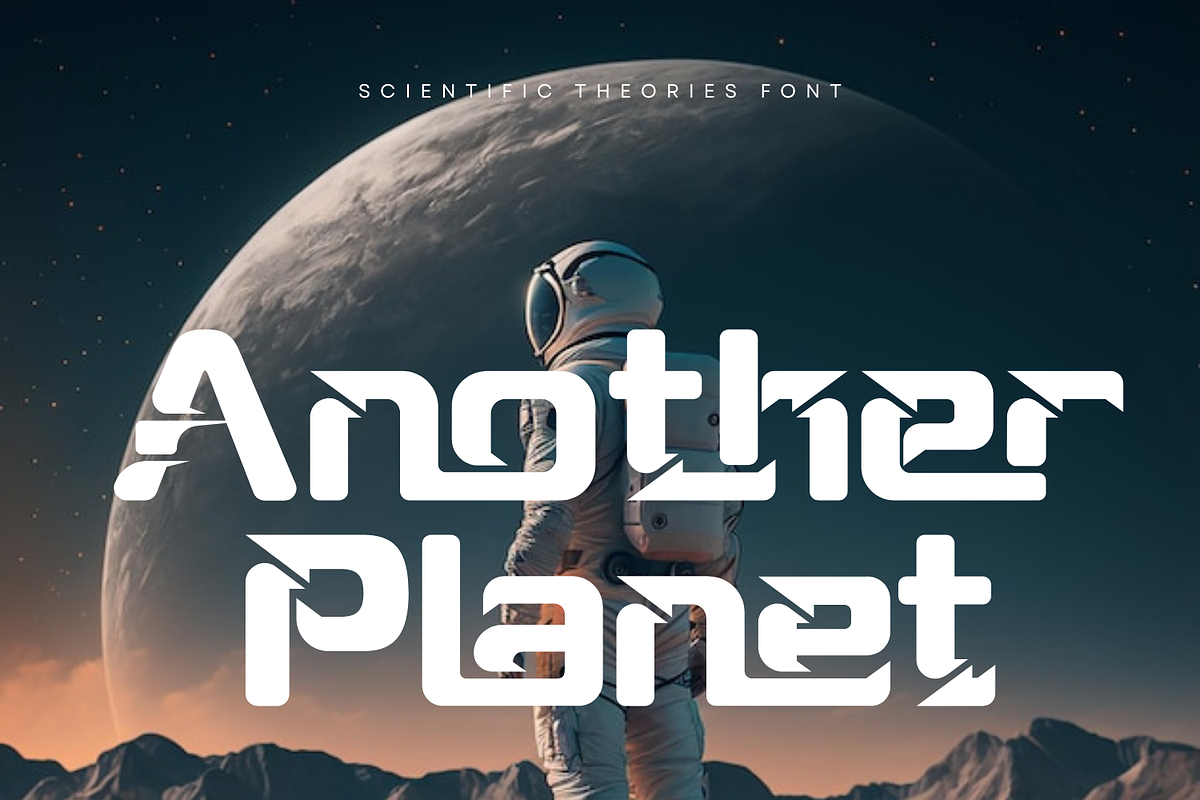 Scientific Theories - Cyber Font, a Sans Serif Font by 177Studio (Photo 3 of 8)