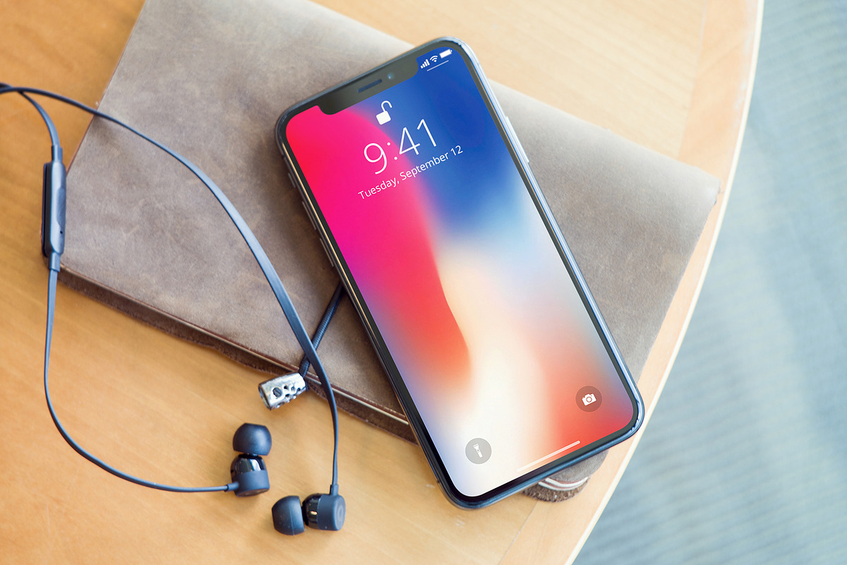 iPhone X Mockup v2, an iPhone Mockup by 2dsight (Photo 4 of 5)