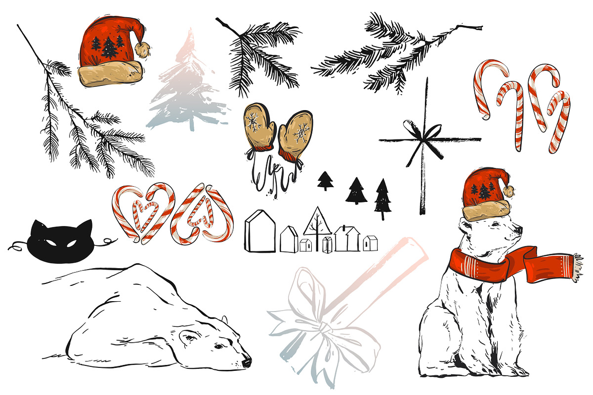 Dear Santa Christmas set, a Card Template by Anastasy_helter (Photo 3 of 10)