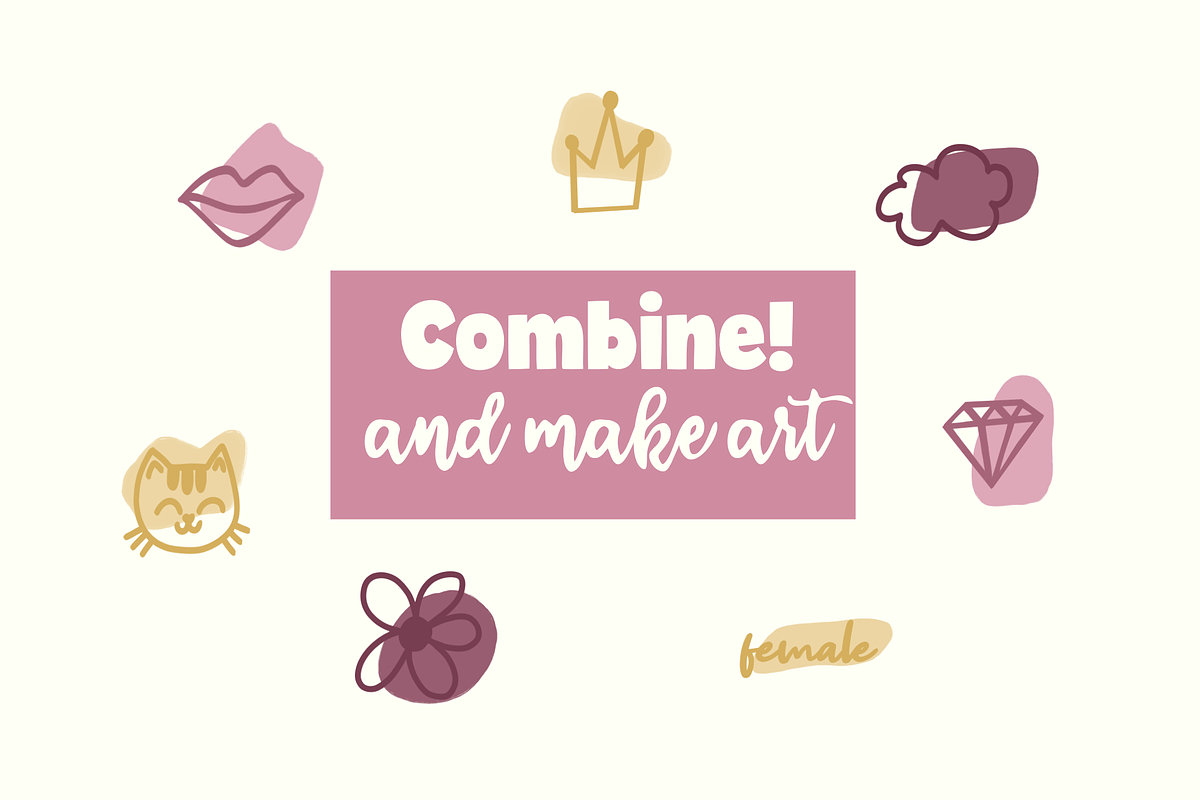 Cute Girly Brushes for Procreate, a Brush Add-On by AnniaArt (Photo 6 of 9)