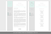 Resume Template for Word / CV, a Resume Template by PAPPERMINT RESUME STUDIO (Thumbnail 4 of 8)