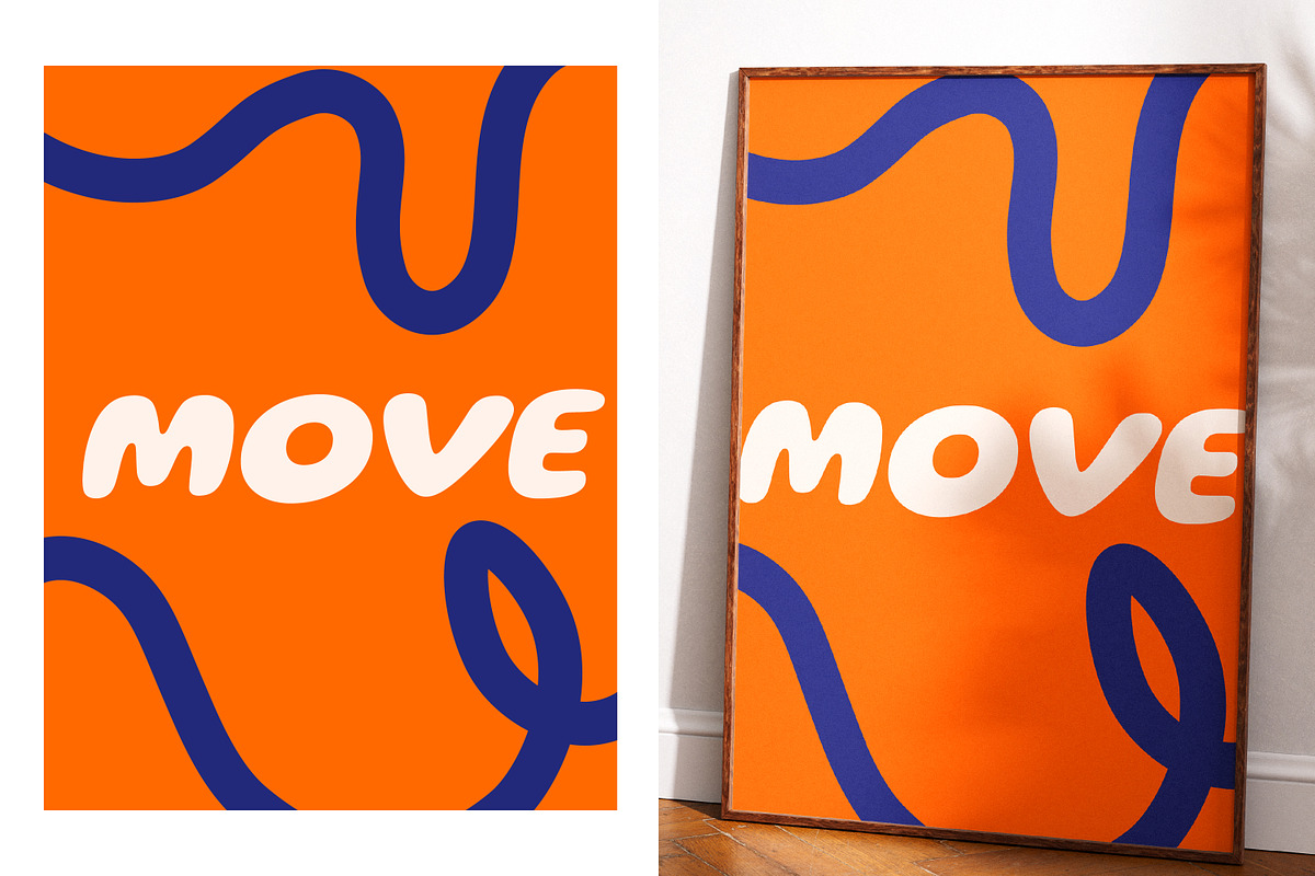 Trendy abstract, doodle posters set, a Decorative Illustration by Good Studio (Photo 2 of 6)
