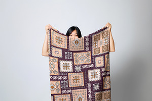 Ethnic Moroccan Patchwork Pattern