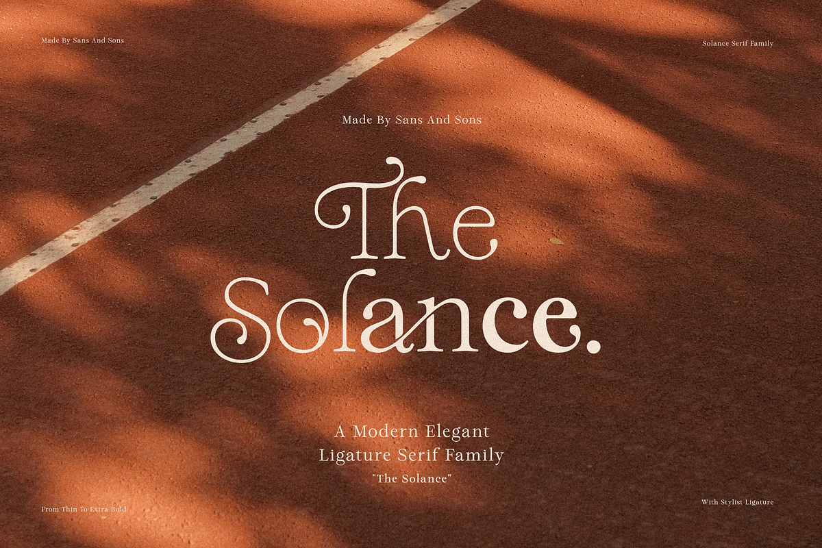 Solance Serif, a Serif Font by Sans & Sons (Photo 4 of 10)
