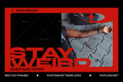 Red Y2K Frames V2, a Social Media Template by Pixflow (Thumbnail 8 of 9)