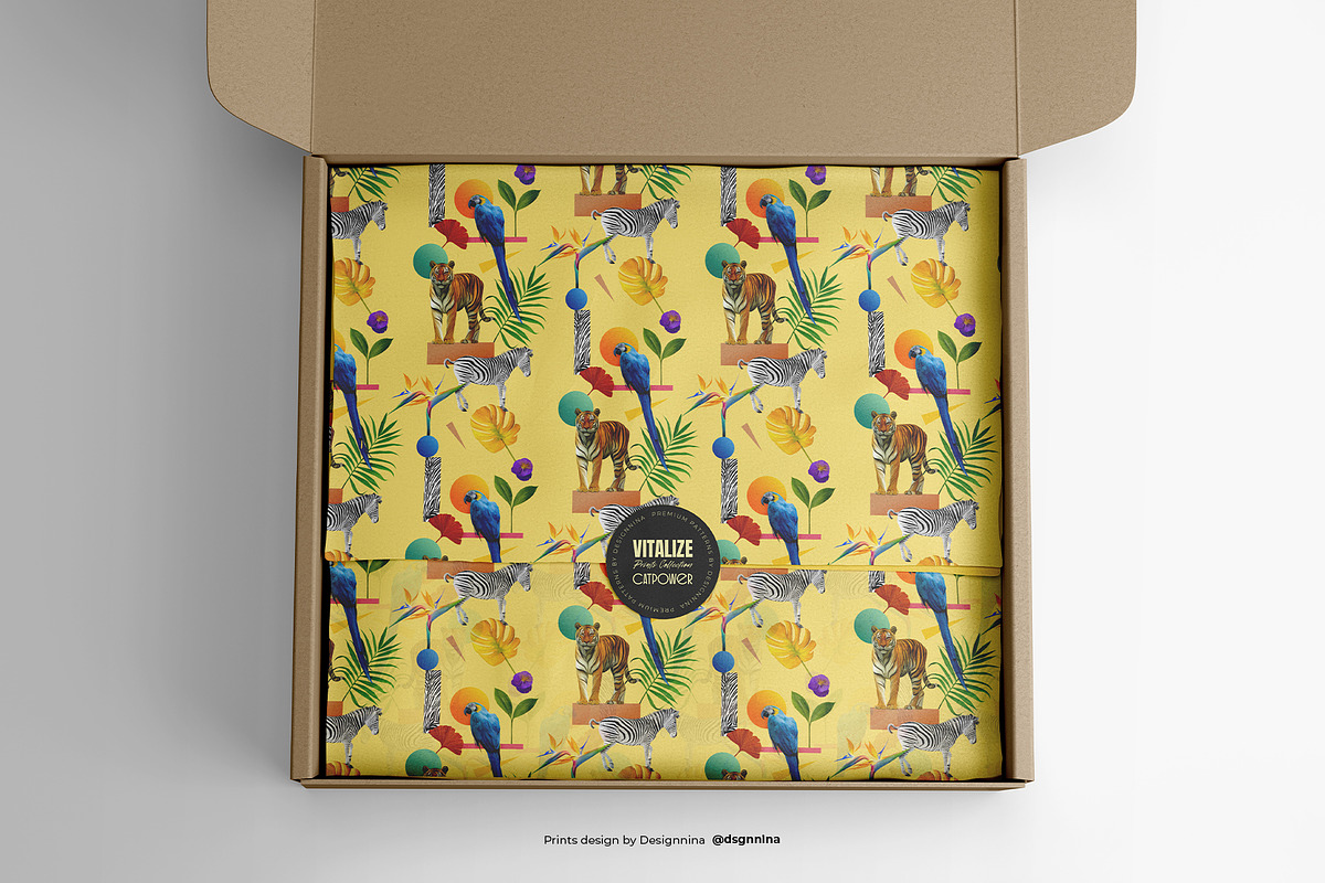 CATPOWER — Luxury Seamless Pattern, a Pattern Graphic by Designnina Shop (Photo 8 of 13)