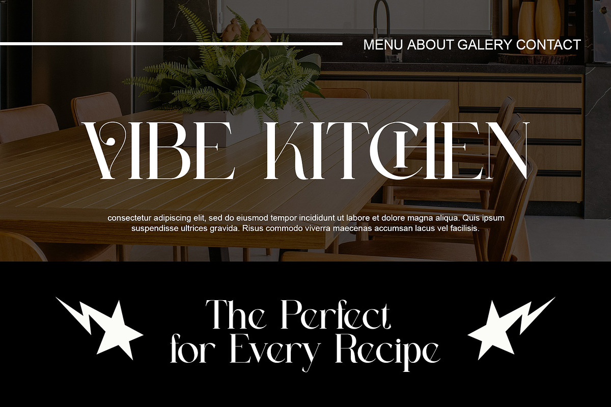 Ralien Modern Serif Typeface, a Serif Font by Alfinart (Photo 7 of 10)