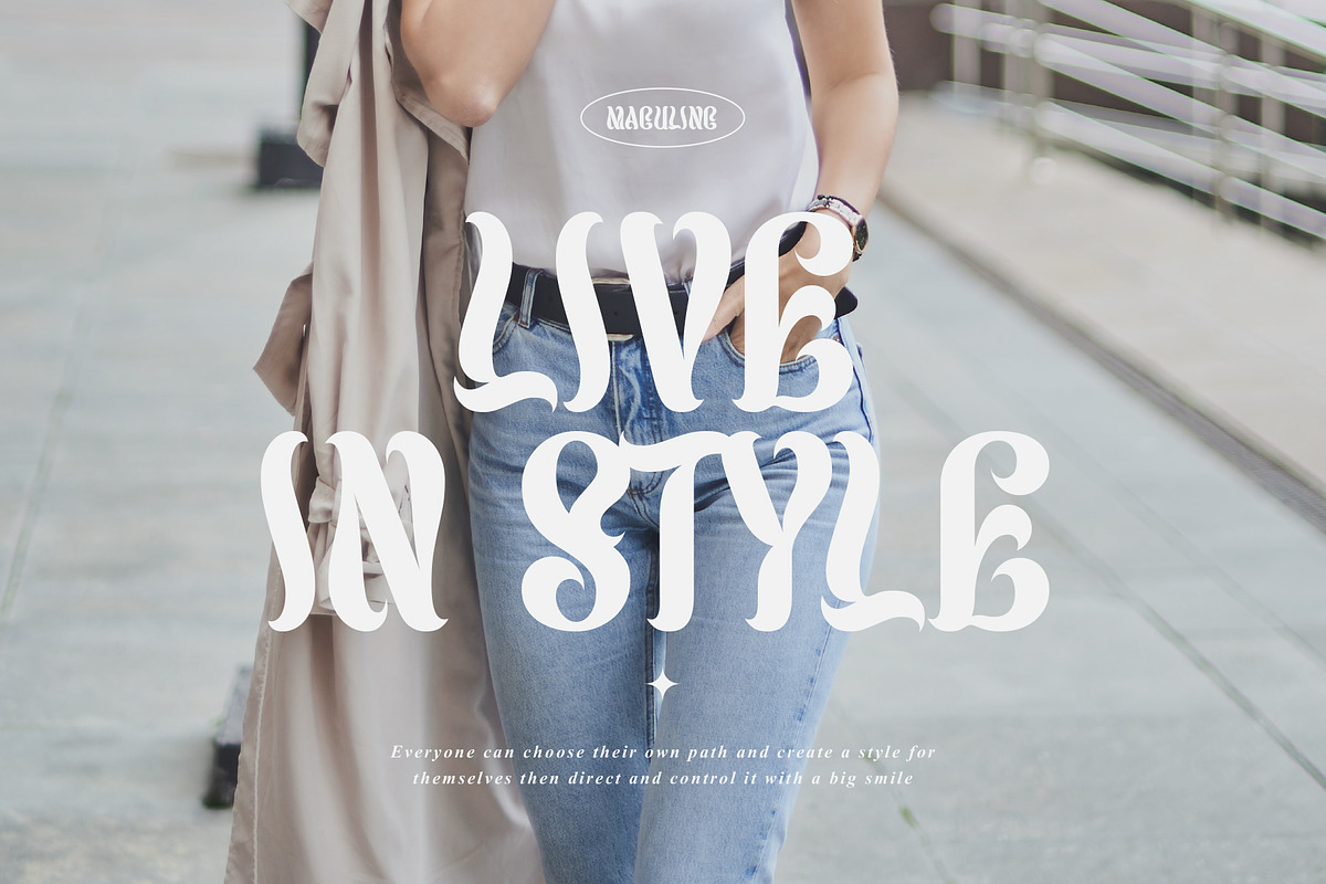 Marthias - Display Font, a Sans Serif Font by Maculinc Type (Photo 9 of 10)